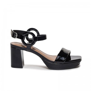 Black Women Bernardo Candace Platform Sandals | QTO4876KT