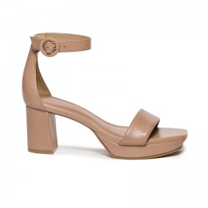 Brown Women Bernardo Carla Platform Sandals | TPC5656VM