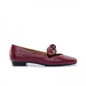 Dark Red Women Bernardo Emersyn Ballet Flats | FHR76100QS