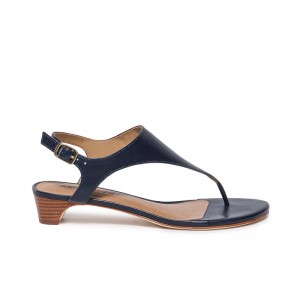 Navy Women Bernardo Goldy Demi Heels Sandals | TYV4059IG