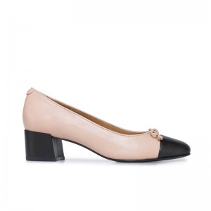 Pink Black Women Bernardo Marisol Ballerina Pumps | KEF359LM