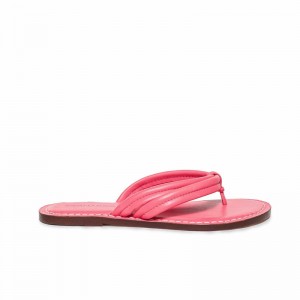 Pink Women Bernardo Miami Thong Slide Sandals | FYG9120VL