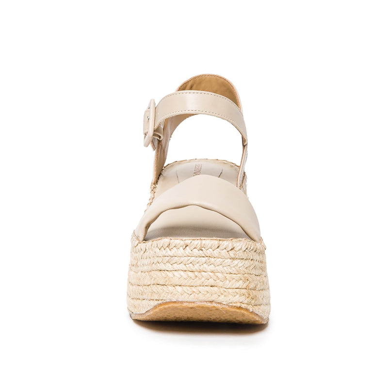 Beige Women Bernardo Mallorca Espadrille Platform Sandals | QZC9694YP