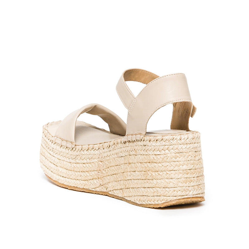 Beige Women Bernardo Mallorca Espadrille Platform Sandals | QZC9694YP