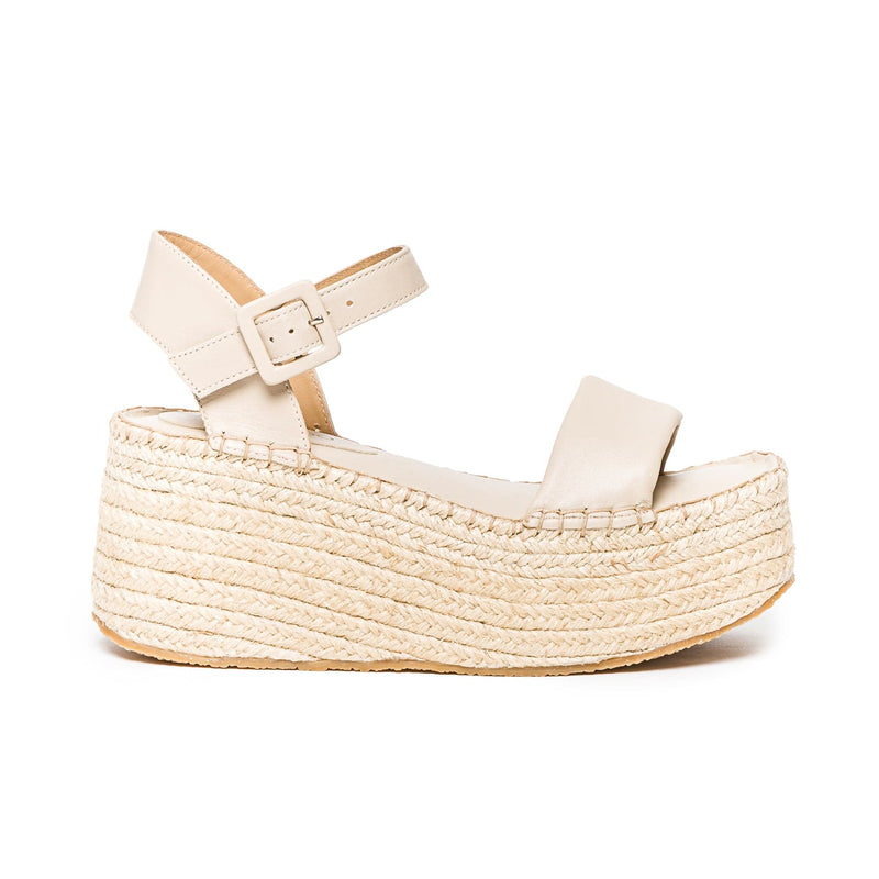 Beige Women Bernardo Mallorca Espadrille Platform Sandals | QZC9694YP