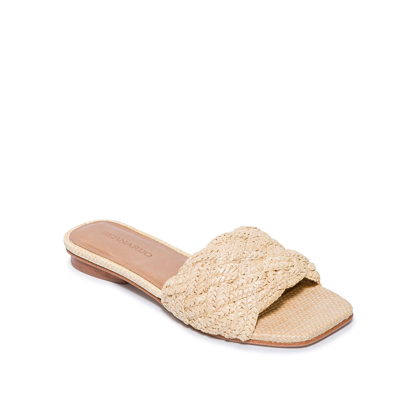 Beige Women Bernardo Pixie Slide Sandals | XCS516KT