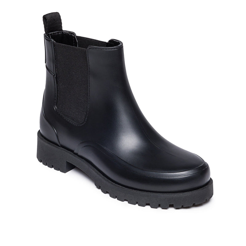 Black Women Bernardo Addison Rain Chelsea Boots | GLV5584UU