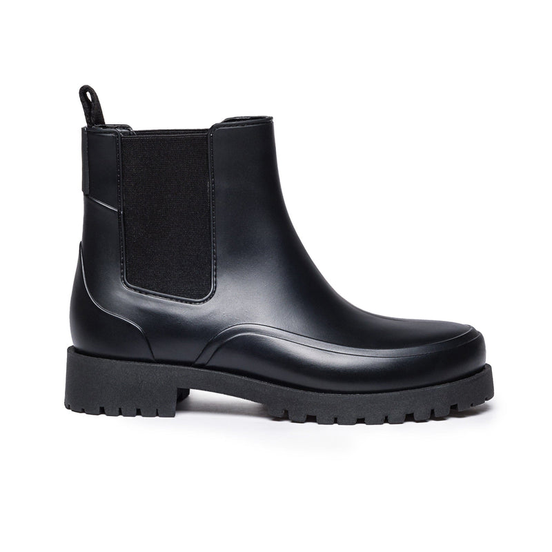 Black Women Bernardo Addison Rain Chelsea Boots | GLV5584UU