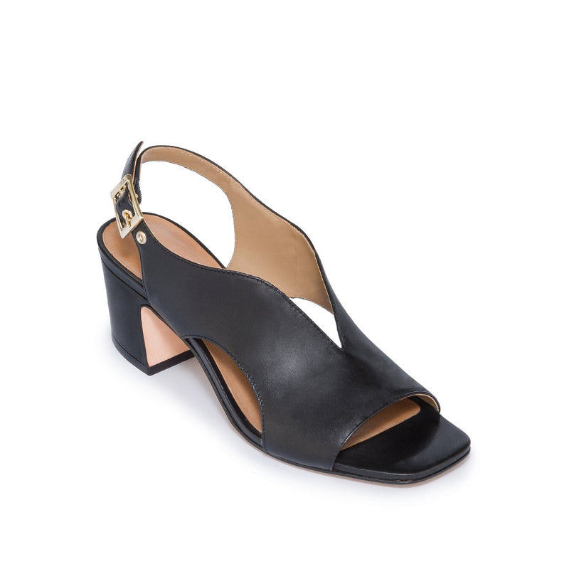 Black Women Bernardo Bedford Mid Heels Sandals | CKJ6425EG