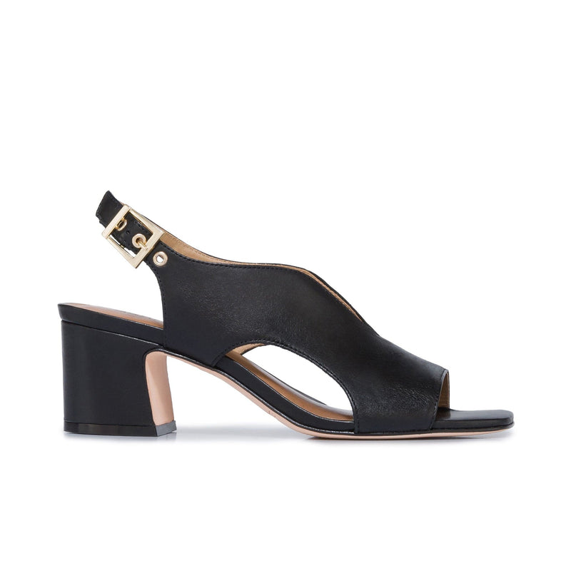 Black Women Bernardo Bedford Mid Heels Sandals | CKJ6425EG