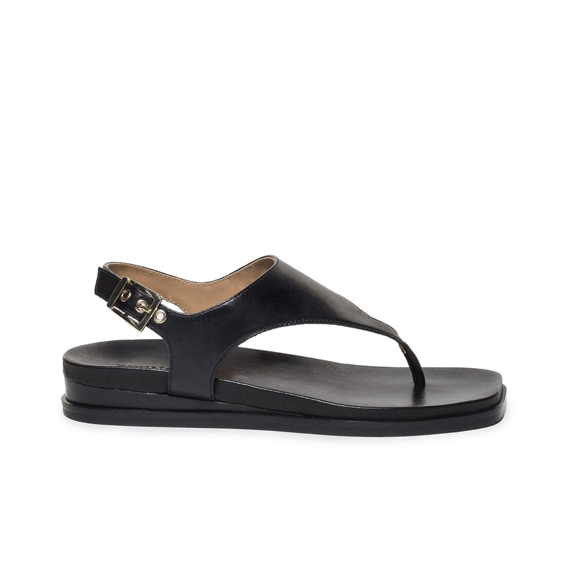 Black Women Bernardo Concord Thong Flat Sandals | JYN7754LP