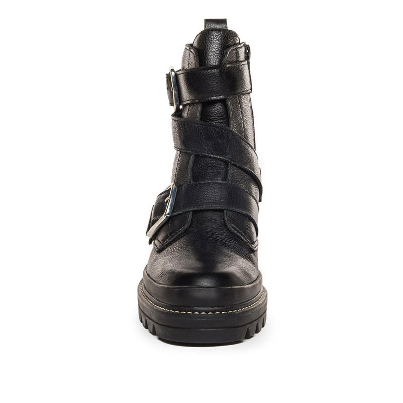 Black Women Bernardo Durban Moto Ankle Boots | WOE520TT