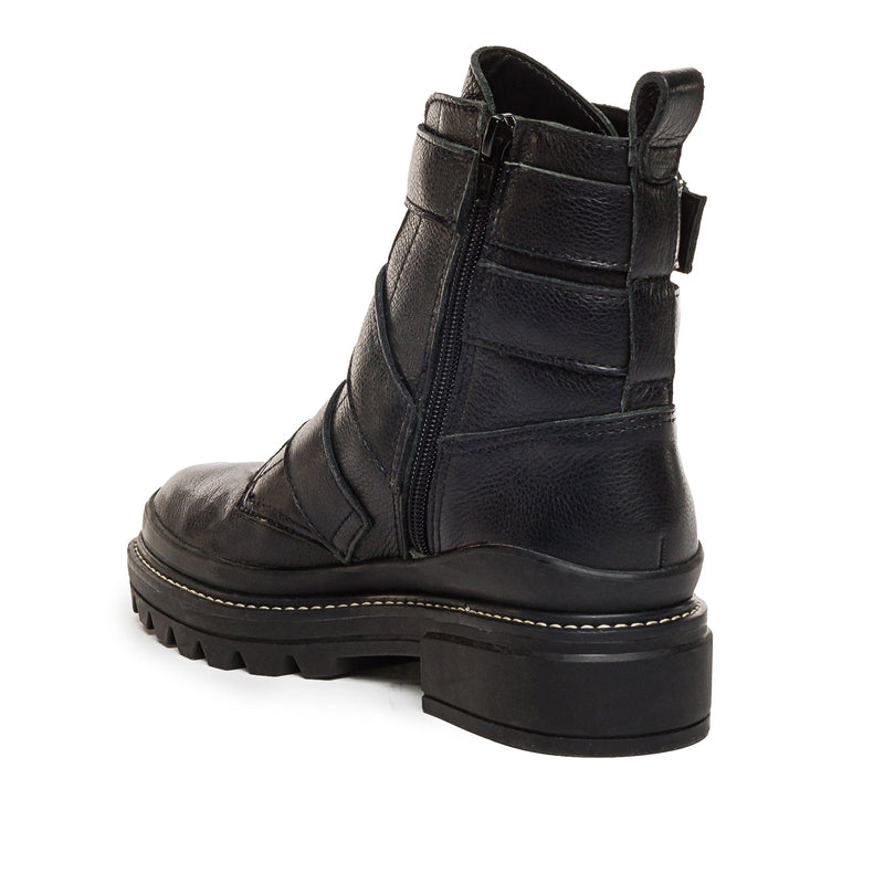 Black Women Bernardo Durban Moto Ankle Boots | WOE520TT