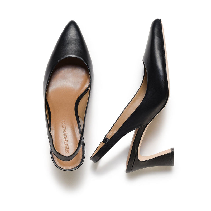 Black Women Bernardo Felicity Slingback Pumps | WAX1315LD