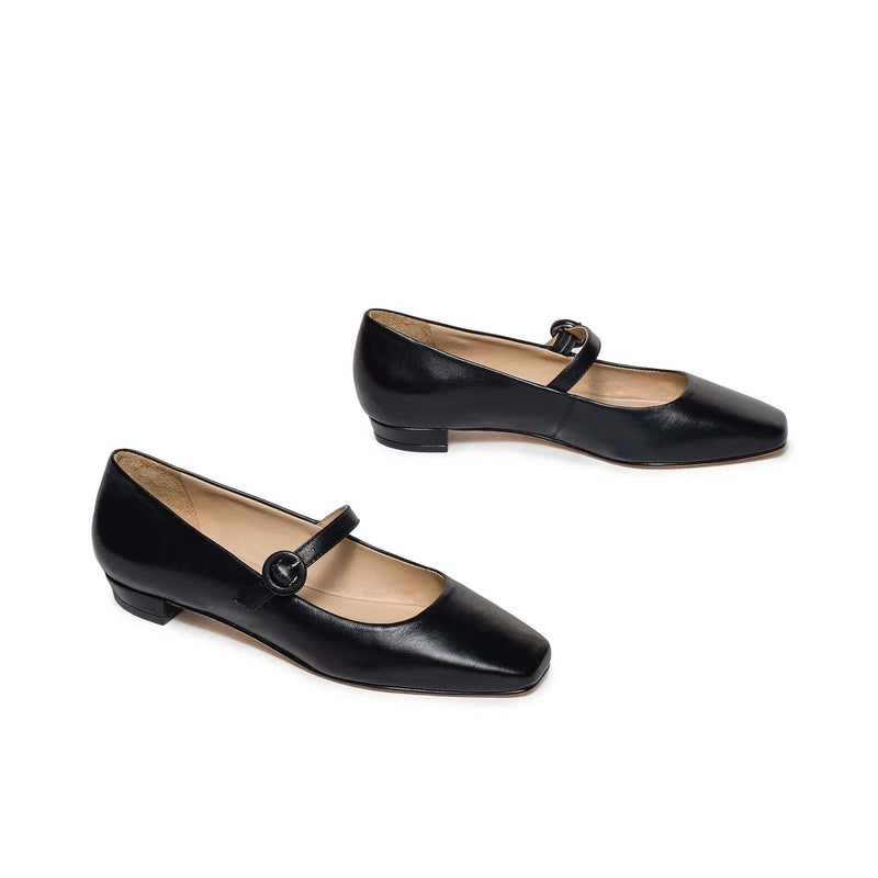 Black Women Bernardo Gabriela Mary Jane Ballet Flats | EEW1716FG