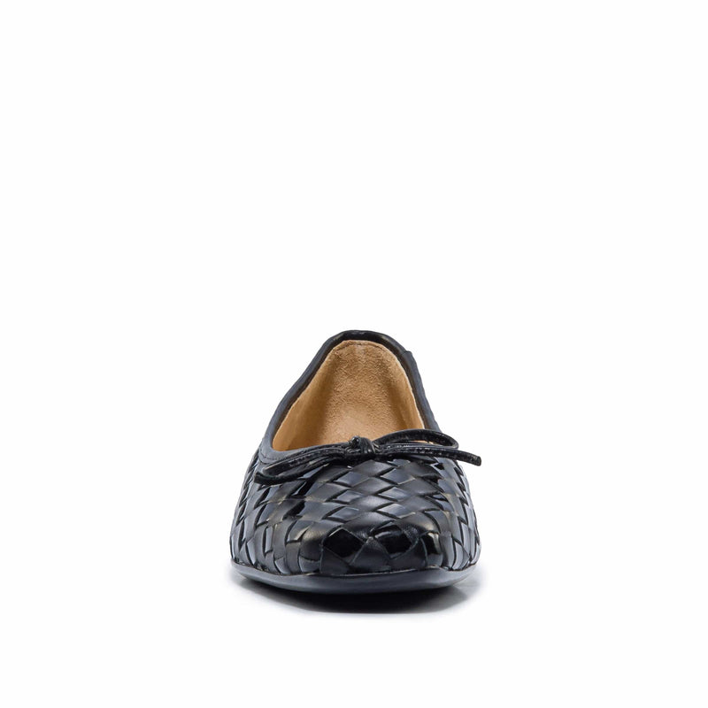 Black Women Bernardo Gwynn Woven Ballet Flats | AAK6649WL