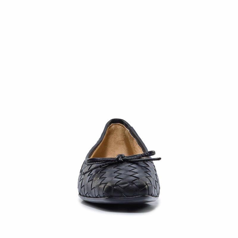 Black Women Bernardo Gwynn Woven Ballet Flats | UVU8659HY