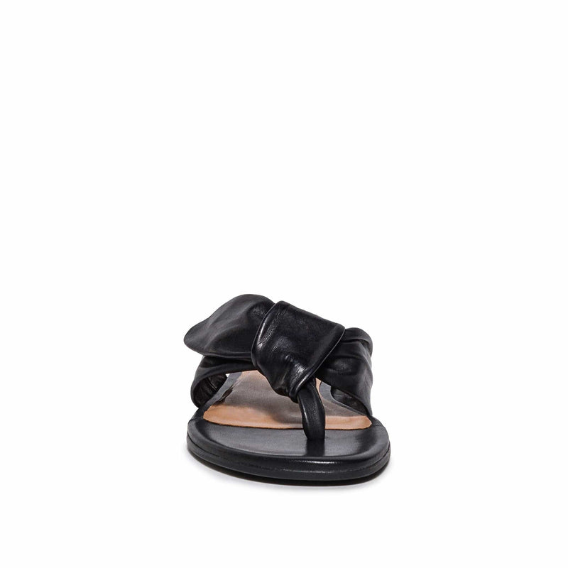 Black Women Bernardo Harmony Thong Slide Sandals | HRH262US