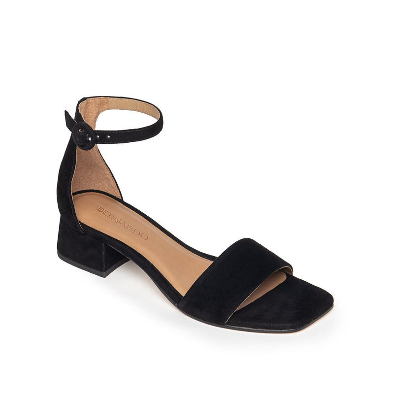 Black Women Bernardo Jalena Low Heels Sandals | NBC7559LU