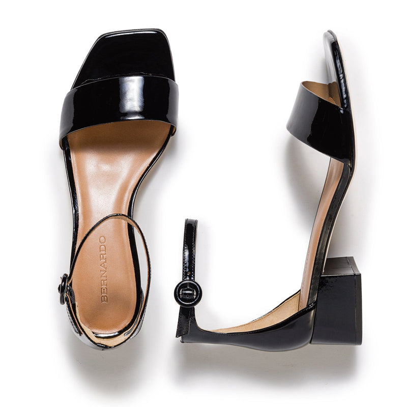 Black Women Bernardo Jalena Low Heels Sandals | FJP8593IH