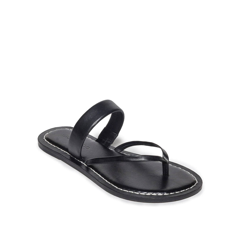 Black Women Bernardo Leia Thong Flat Sandals | SED7487AR