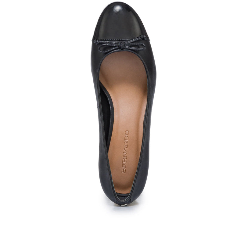 Black Women Bernardo Marisol Ballerina Pumps | PIW5499CW