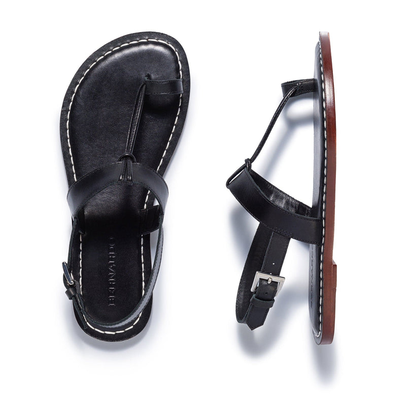 Black Women Bernardo Maverick 2 Toe Ring Flat Sandals | WZI3722HR