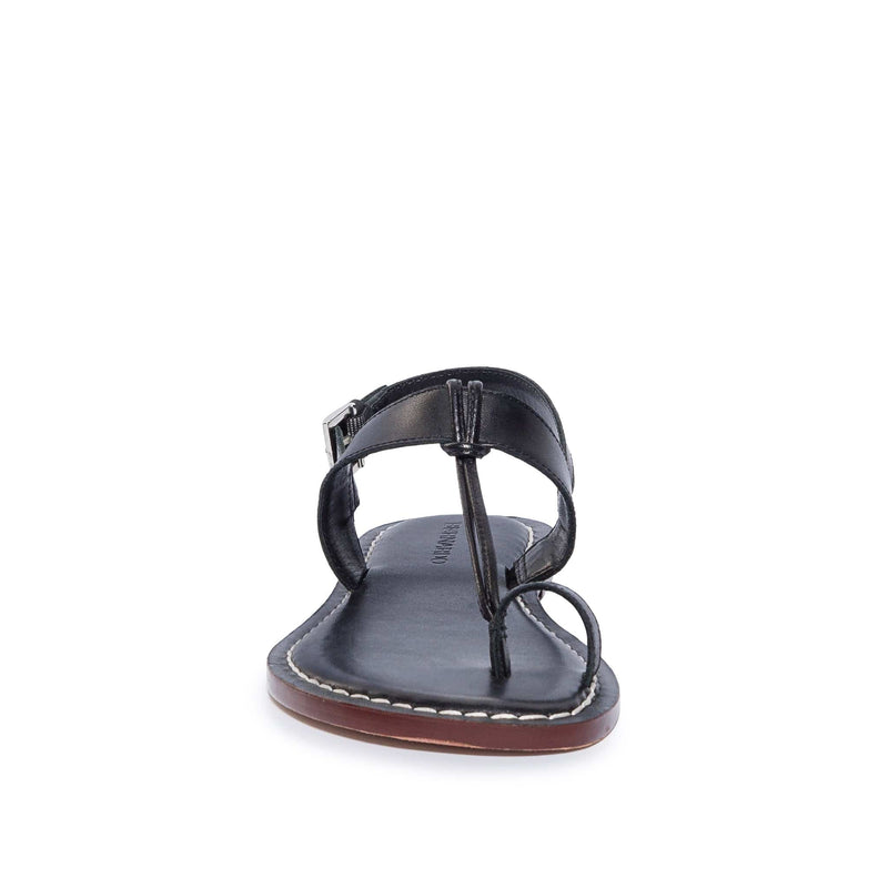 Black Women Bernardo Maverick 2 Toe Ring Flat Sandals | WZI3722HR