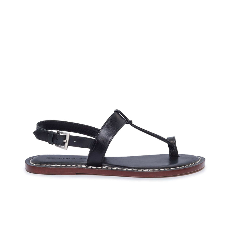 Black Women Bernardo Maverick 2 Toe Ring Flat Sandals | WZI3722HR