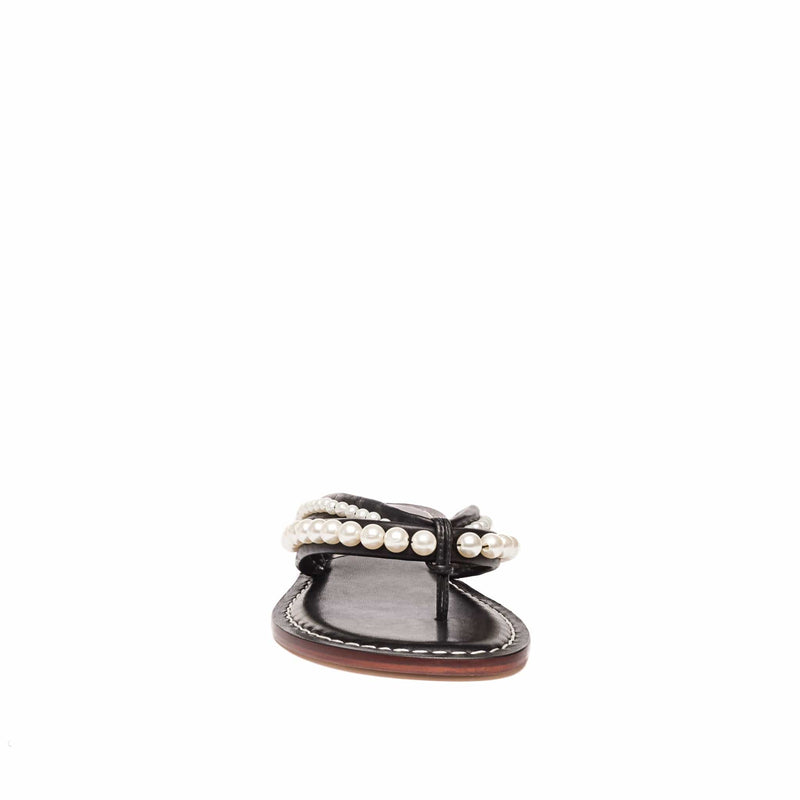 Black Women Bernardo Miami Pearl Slide Sandals | MXE3634FW