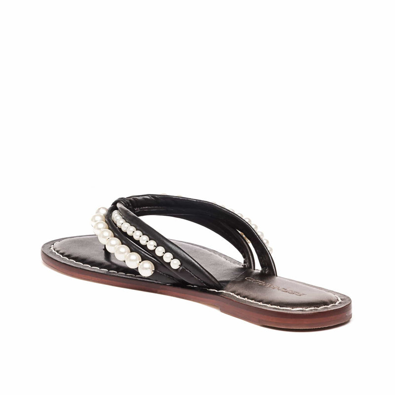 Black Women Bernardo Miami Pearl Slide Sandals | MXE3634FW