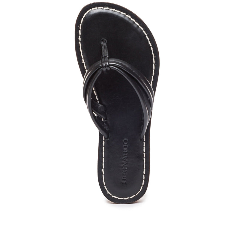 Black Women Bernardo Miami Thong Slide Sandals | MFE1002MN