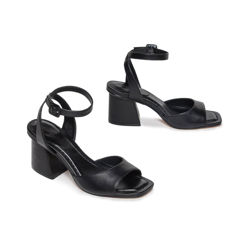 Black Women Bernardo Nyack Heels Sandals | XUU1538GL