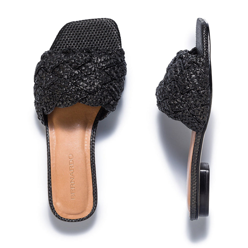 Black Women Bernardo Pixie Flat Sandals | GQG3456UT