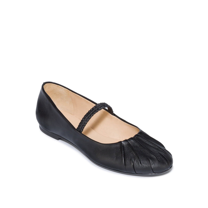 Black Women Bernardo Savona Ballerina Ballet Flats | VKH5816AJ