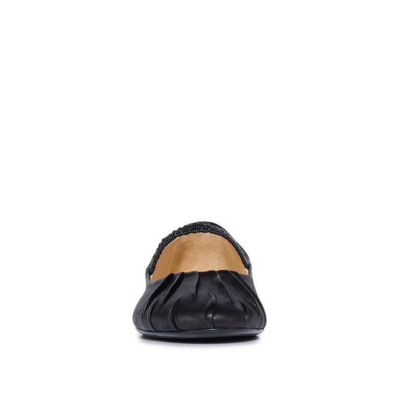 Black Women Bernardo Savona Ballerina Ballet Flats | VKH5816AJ