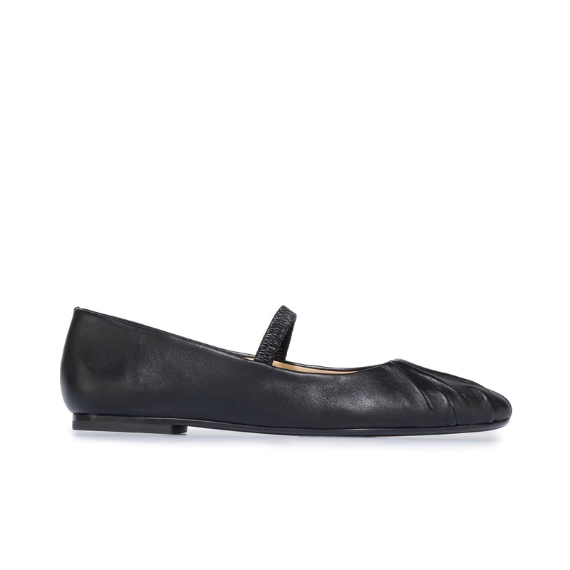 Black Women Bernardo Savona Ballerina Ballet Flats | VKH5816AJ