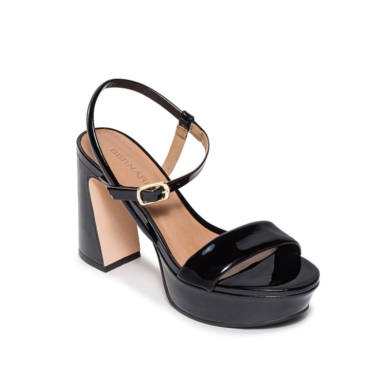 Black Women Bernardo Ventura Platform Sandals | WHA9489EB