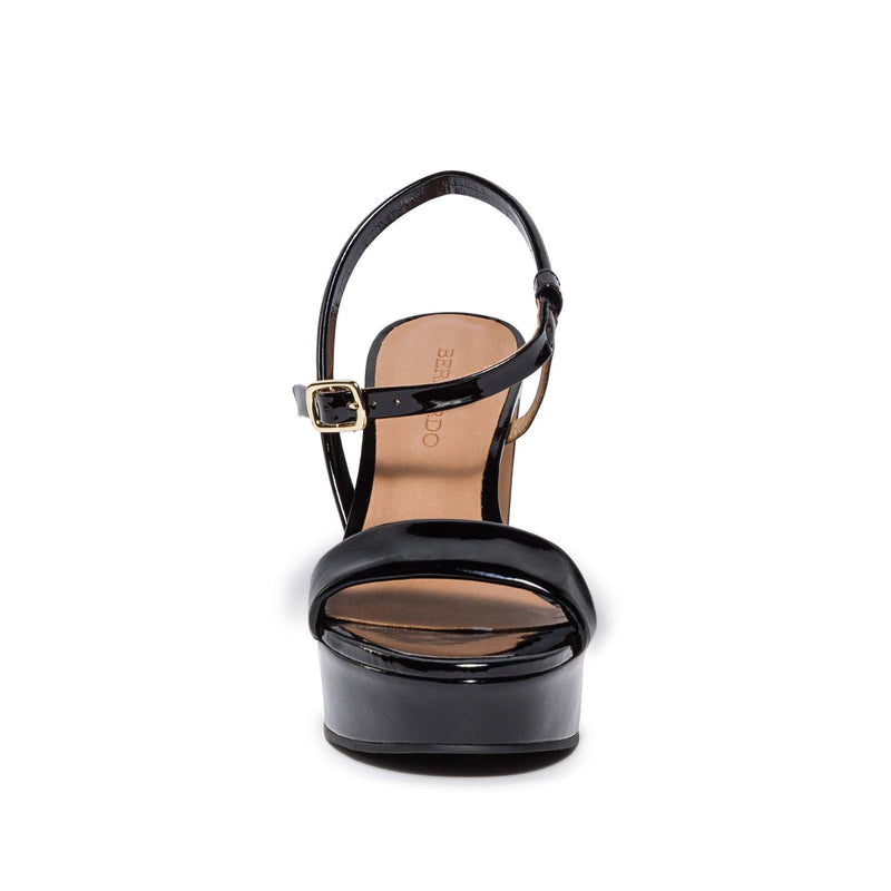 Black Women Bernardo Ventura Platform Sandals | WHA9489EB