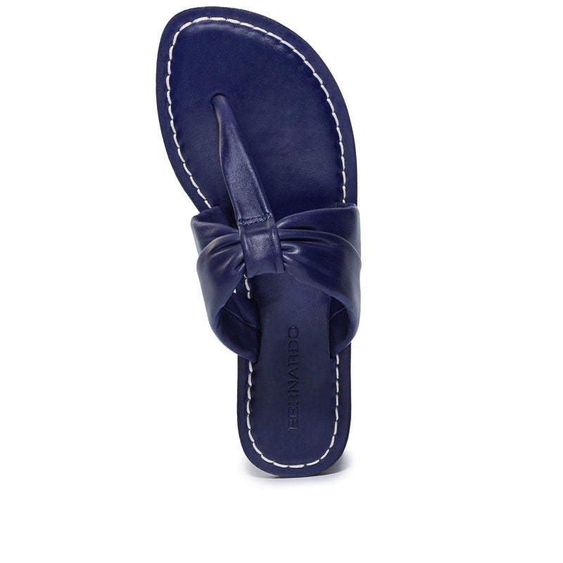 Blue Women Bernardo Margaret Thong Slide Sandals | KUM6625VB