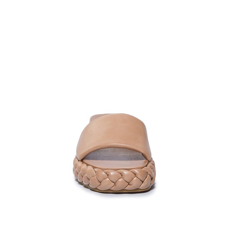 Brown Women Bernardo Charleston Braided Slide Sandals | PRB5880NQ