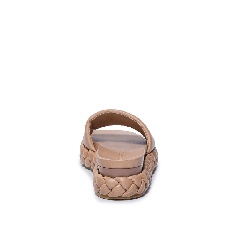 Brown Women Bernardo Charleston Braided Slide Sandals | PRB5880NQ