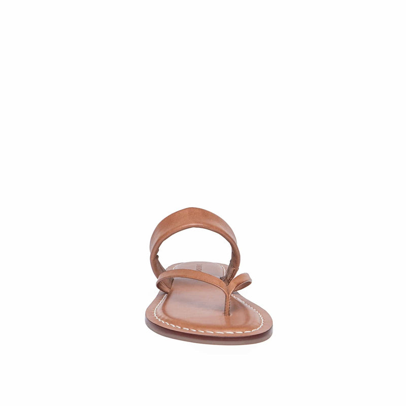 Brown Women Bernardo Leia Thong Flat Sandals | QEN2252JJ