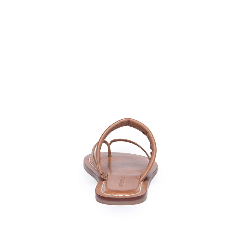 Brown Women Bernardo Leia Thong Flat Sandals | QEN2252JJ