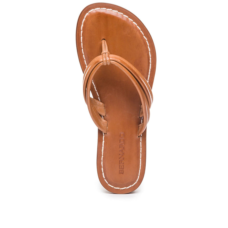 Brown Women Bernardo Miami Thong Slide Sandals | SCY8871XI