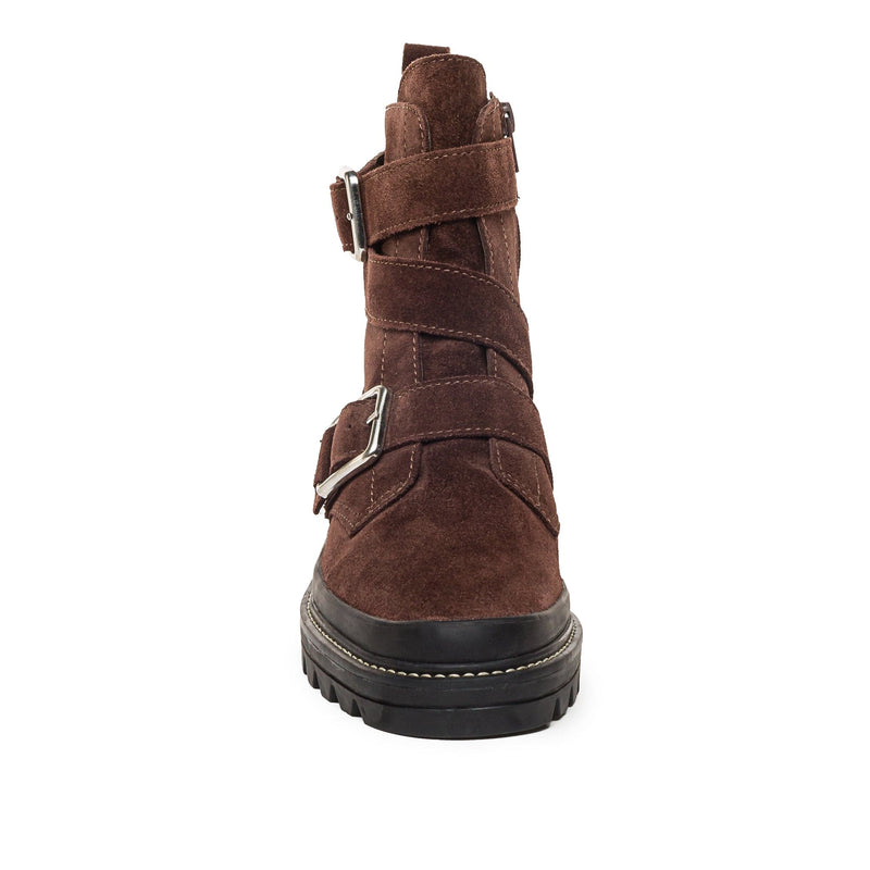 Chocolate Women Bernardo Durban Moto Ankle Boots | AVS3664HQ