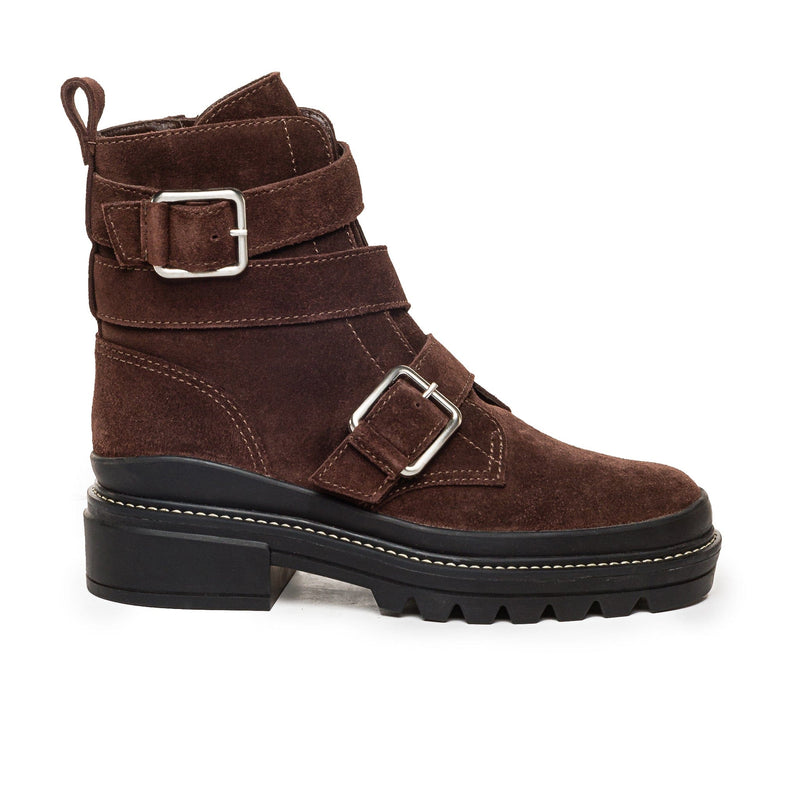 Chocolate Women Bernardo Durban Moto Ankle Boots | AVS3664HQ