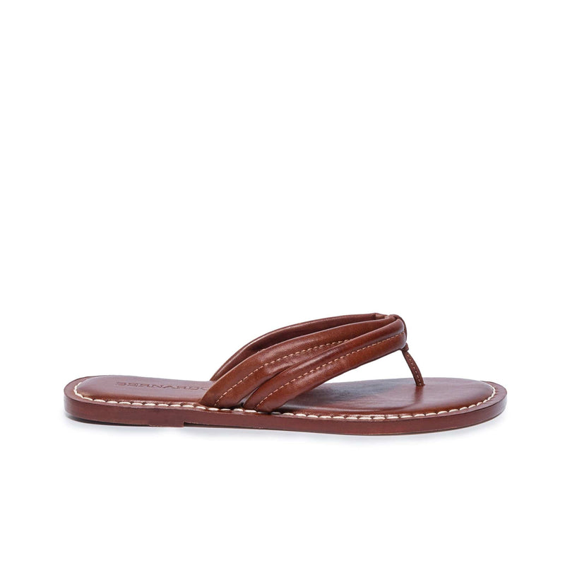 Chocolate Women Bernardo Miami Thong Slide Sandals | UAA4847TE