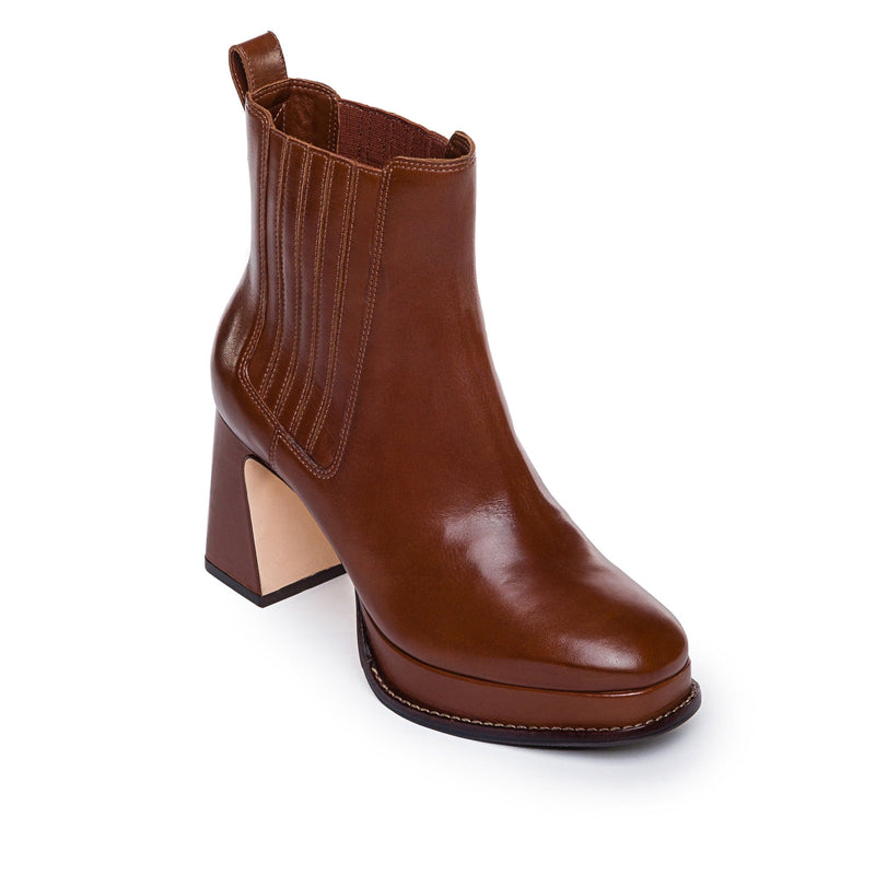 Chocolate Women Bernardo Nicola Platform Boots | IJC1282SJ