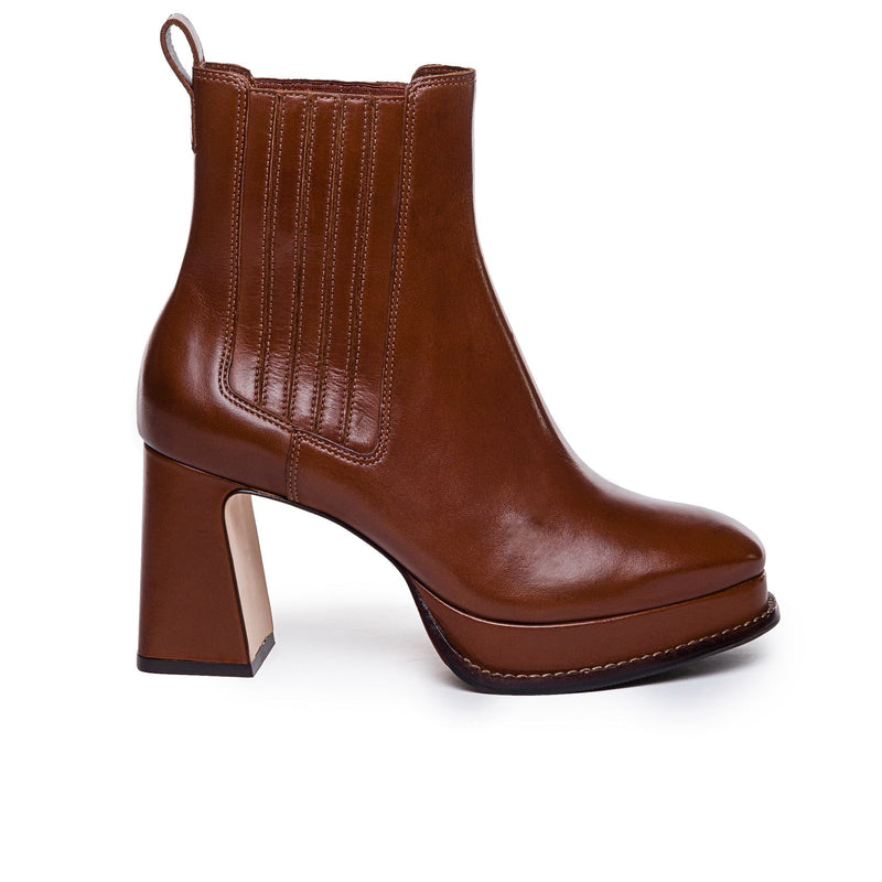 Chocolate Women Bernardo Nicola Platform Boots | IJC1282SJ